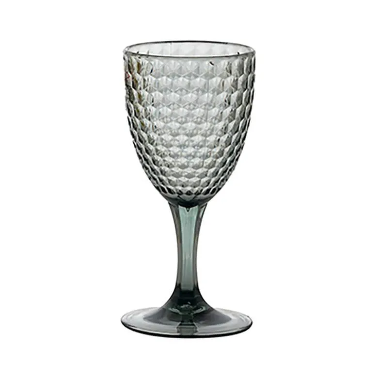35 cl - Outdoor Diamond Water Goblet In SAN - Set 12 Pcs