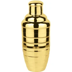 50 cl - Paderno Bar Happy Hour Shaker Long Drink In Stainless Steel Striped