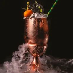 50 cl - Paderno Pineapple Cocktail Glass With Stainless Steel Straw