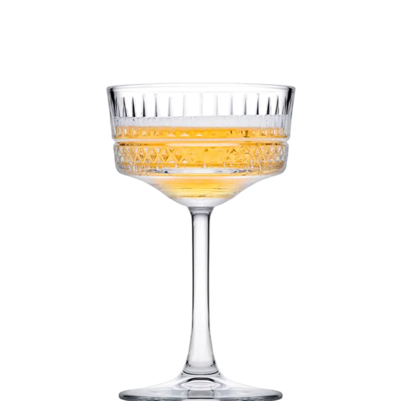 26 cl - Pasabahce Elysia Coppa Champagne in Vetro Temperato - Set 4 Pezzi