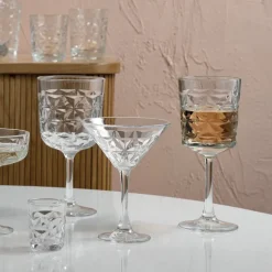 33 cl - Pasabahce Estrella Calice Vino Bianco in Vetro - Set 4 Pezzi