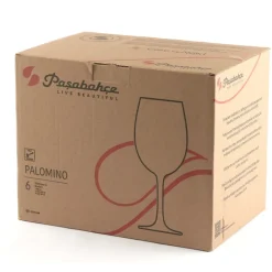 61 cl - PASABAHCE Palomino Calice Vino Rosso in Vetro Temperato - Set 6 Pezzi