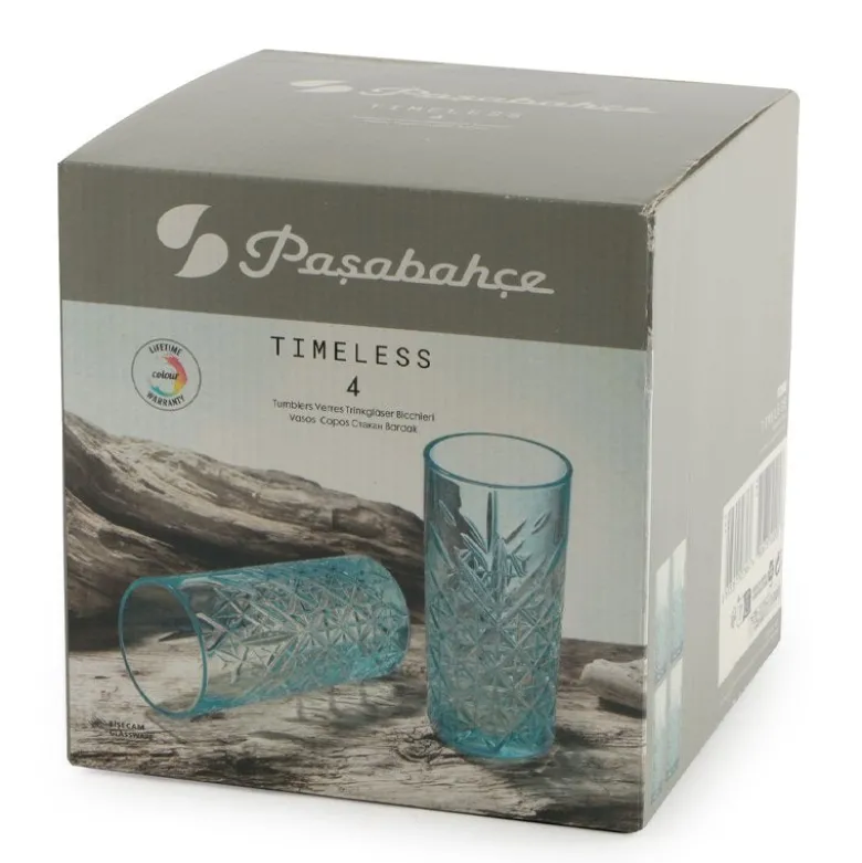 45 cl - Pasabahce Timeless Bicchiere Cocktail in Vetro - Set 4 Pezzi
