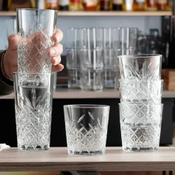 35.5 cl - Pasabahce Timeless Bicchiere Whisky in Vetro Temperato - Set 6 Pezzi