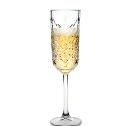 17.5 cl - Pasabahce Timeless Calice Flute in Vetro Temperato - Set 4 Pezzi