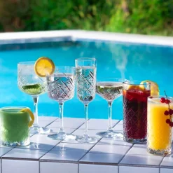 17.5 cl - Pasabahce Timeless Calice Flute in Vetro Temperato - Set 12 Pezzi