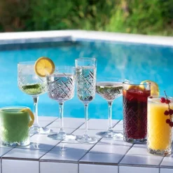 33 cl - Pasabahce Timeless Calice Vino Rosso in Vetro Temperato - Set 4 Pezzi