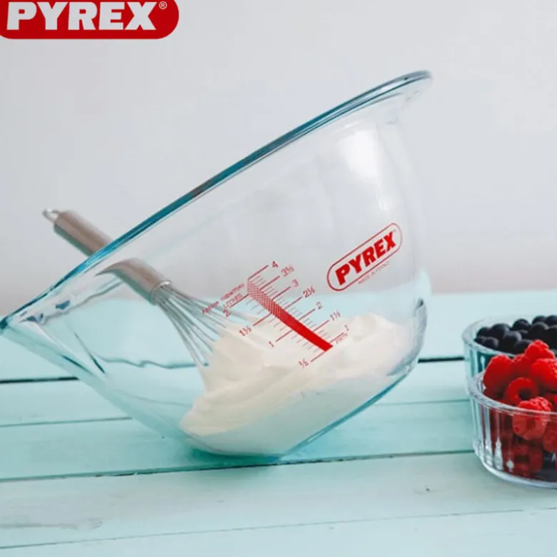 420 cl - Pyrex Classic Coppa Graduata Rotonda In Vetro Borosilicato