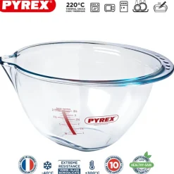 420 cl - Pyrex Classic Coppa Graduata Rotonda In Vetro Borosilicato