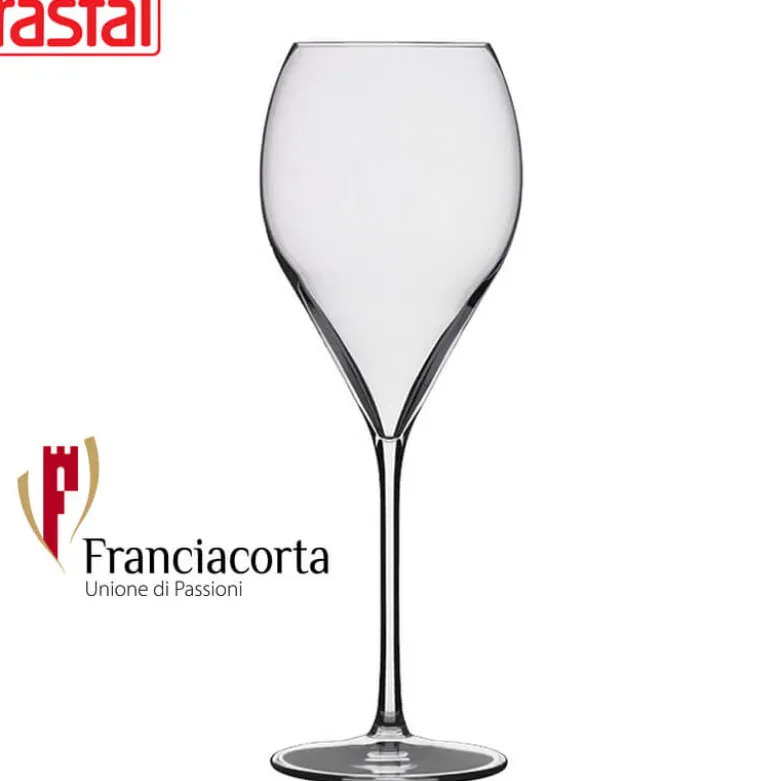 42 cl - Rastal Franciacorta Calice Vino Bianco in Vetro - Set 6 Pezzi
