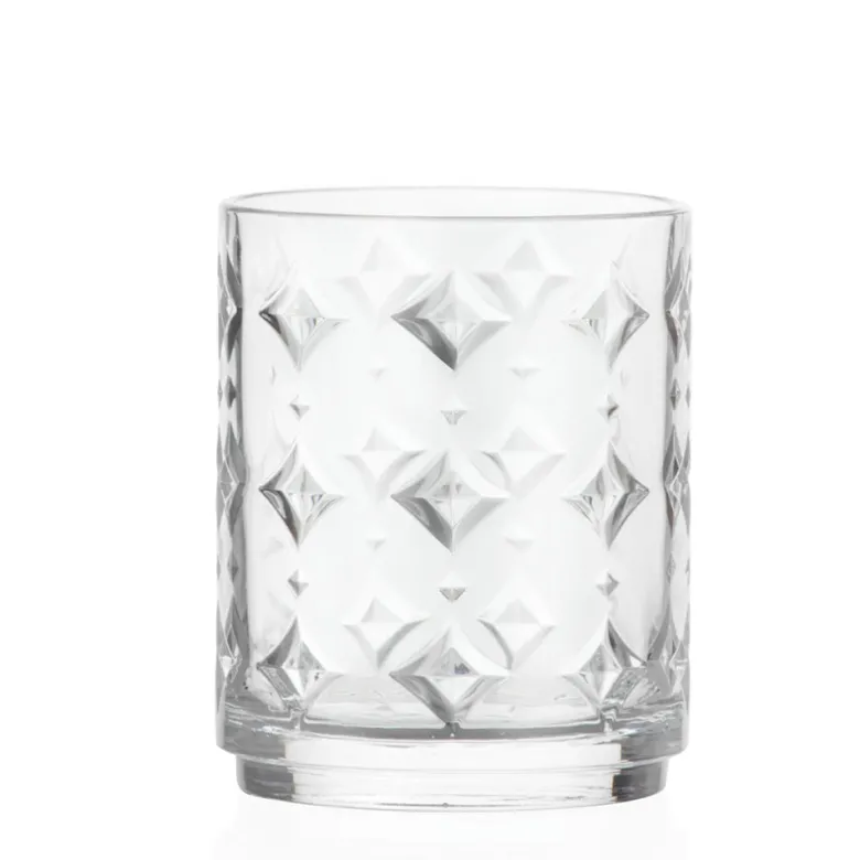 30 cl - RCR Cristalleria Italiana Circus Bicchiere Cocktail DOF In Vetro - Set 6 Pz