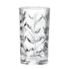 25 cl - RCR Cristalleria Italiana Laurus Tumbler Bicchiere Cocktail In Vetro Luxion - Set 6 Pz