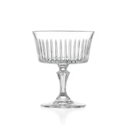 26 cl - RCR Cristalleria Italiana Timeless Coppa Dessert In Vetro Cristallino Luxion Set 6 Pz