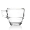 12 cl - RCR Cristalleria Italiana Caffè Tazza Tè Orzo In Vetro Cristallino Luxion Set 12 Pz