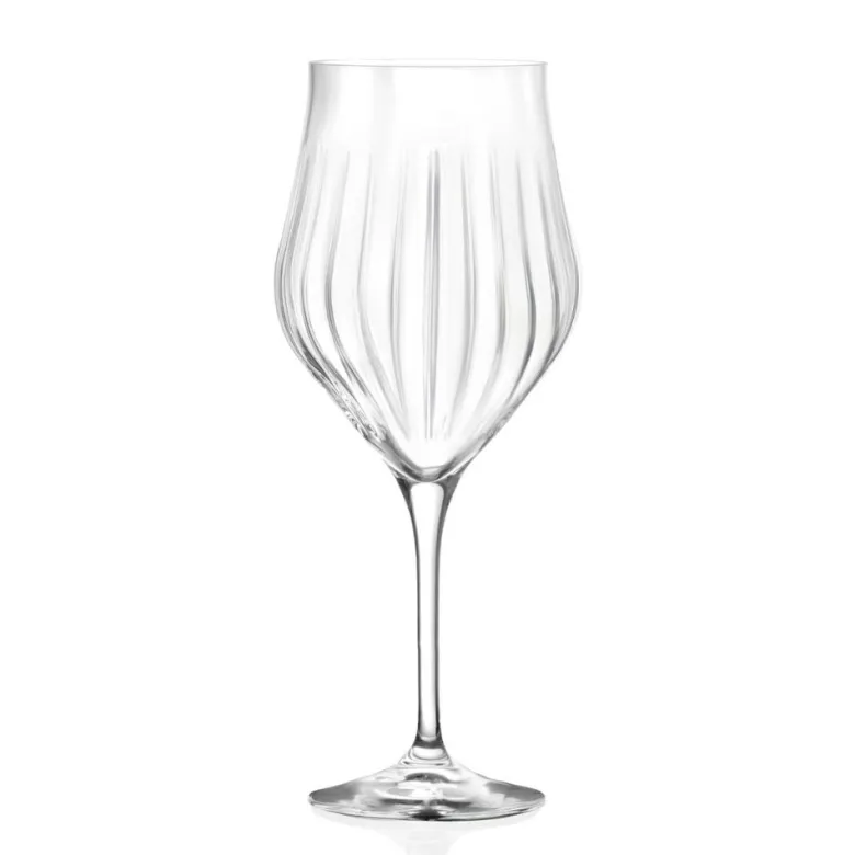 55 cl - RCR Cristalleria Italiana Timeless Calice Vino Rosso Vetro Set 6 Pz