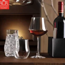 38.9 cl - RCR Ego Bicchiere Acqua in Vetro - Set 6 Pezzi