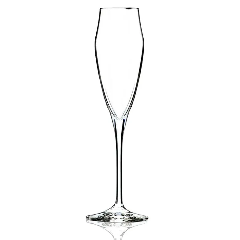 18 cl - RCR Ego Calice Flute in Vetro - Set 6 Pezzi