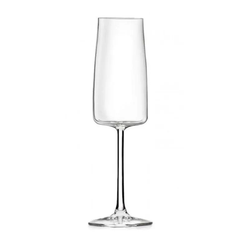 30 cl - RCR Essential Calice Flute in Vetro - Set 6 Pezzi