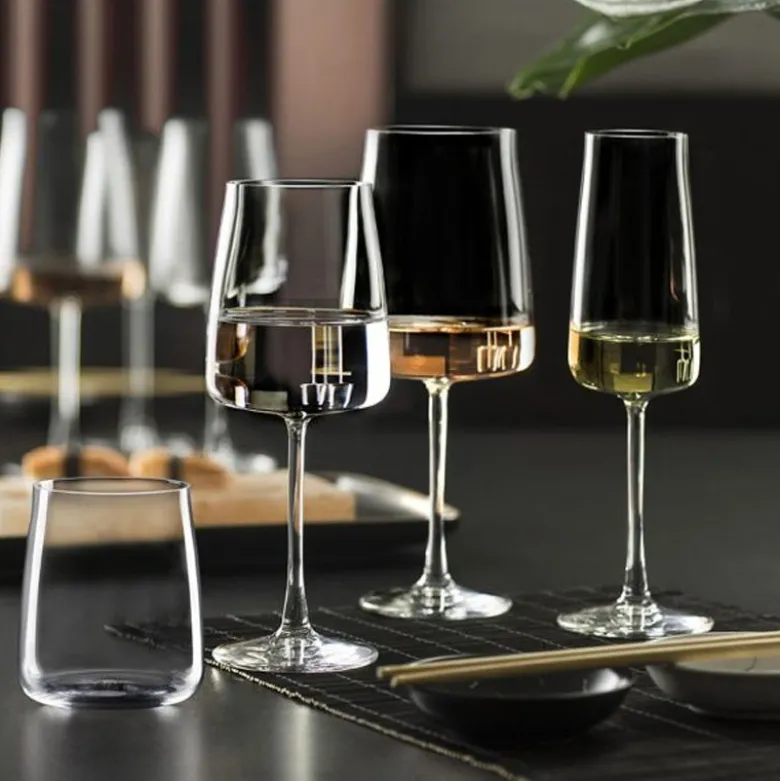 55 cl - RCR Essential Calice Vino Rosso in Vetro - Set 6 Pezzi