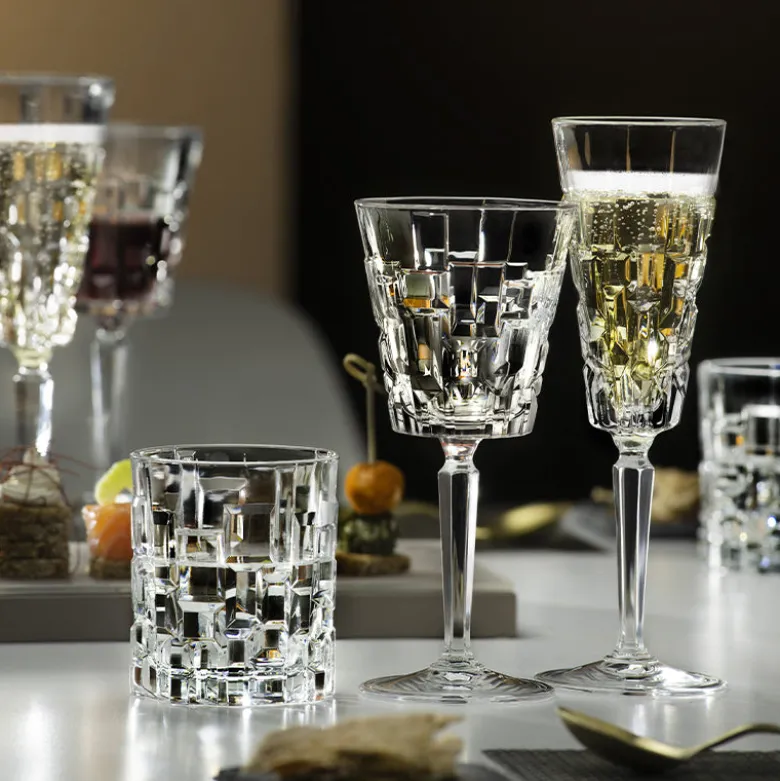 28 cl - RCR Etna Calice Acqua in Vetro - Set 6 Pezzi