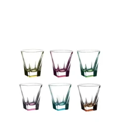 6 cl - RCR Fusion Bicchiere Liquore in Vetro - Set 6 Pezzi