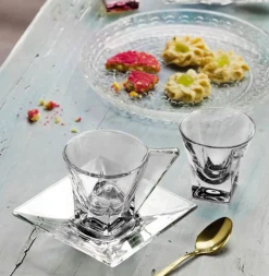 6 cl - RCR Fusion Bicchiere Liquore in Vetro - Set 6 Pezzi