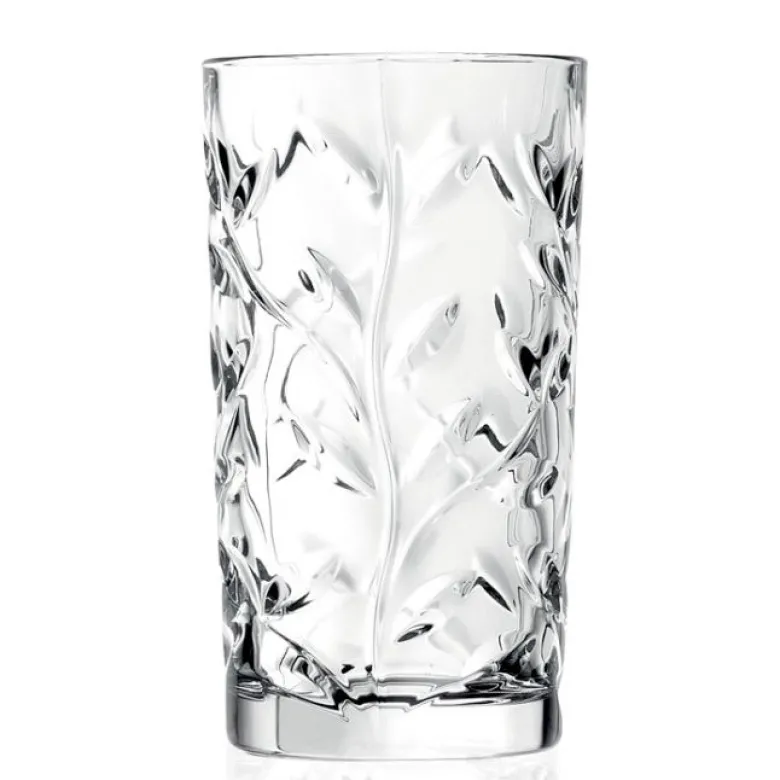 36 cl - RCR Laurus Bicchiere Bibita in Vetro - Set 6 Pezzi
