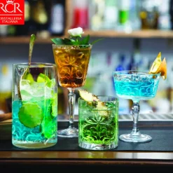 33.7 cl - RCR Tattoo Bicchiere Whisky in Vetro - Set 6 Pezzi