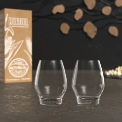25 cl - Riedel All American Bourbon Bicchiere Whisky In Vetro Set 2 Pz