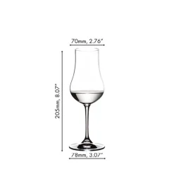 20 cl - Riedel Aquavit Calice Grappa in Vetro - Set 4 Pezzi
