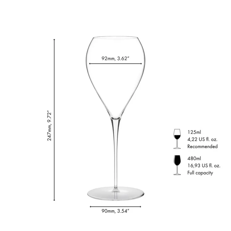 48 cl - Riedel Bellorotondo Calice Vino Rosso In Vetro