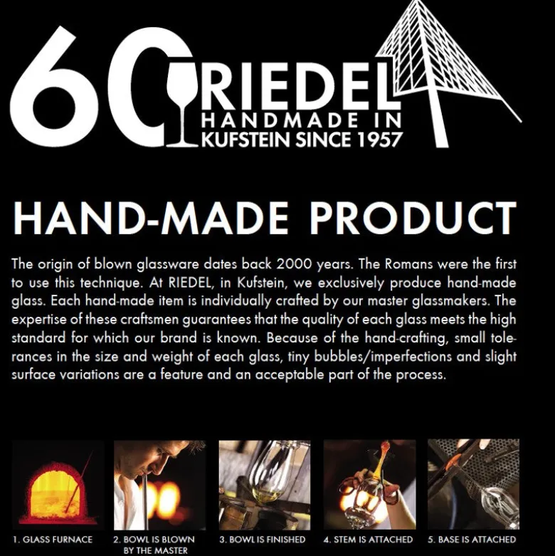121 cl - Riedel Black Tie Decanter in Vetro