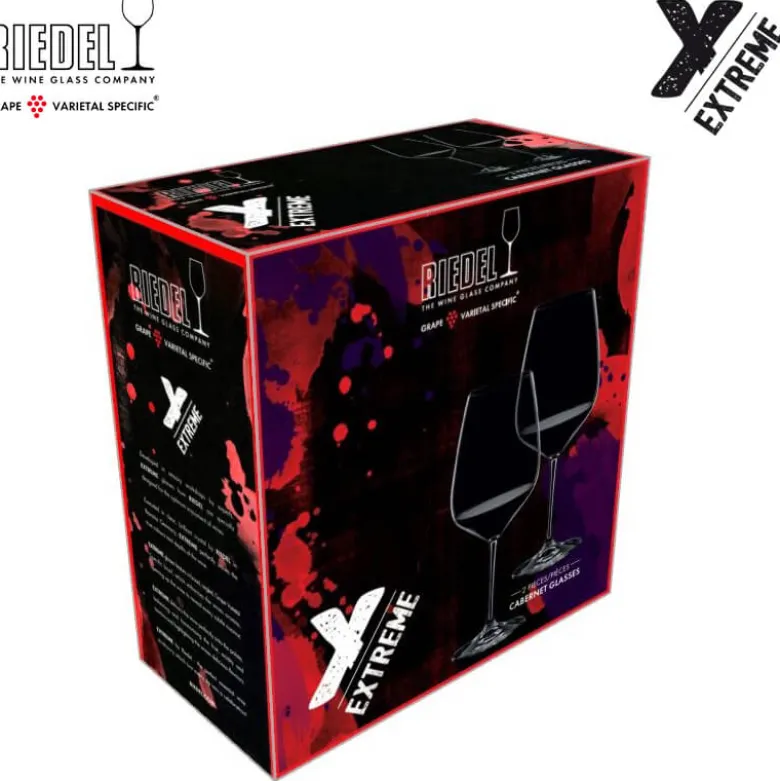 80 cl - Riedel Extreme Calice Vino Rosso Cabernet in Vetro - Set 2 Pezzi