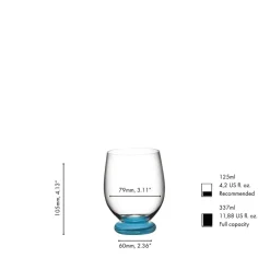33.7 cl - Riedel Fatto a Mano Bicchiere Multiuso Piccolo In Vetro