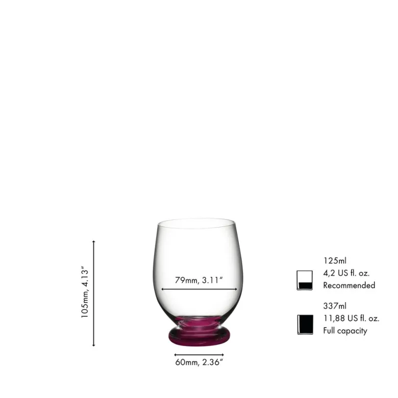 33.7 cl - Riedel Fatto a Mano Bicchiere Multiuso Piccolo In Vetro