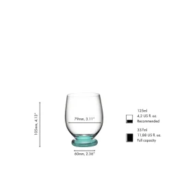 33.7 cl - Riedel Fatto a Mano Bicchiere Multiuso Piccolo In Vetro
