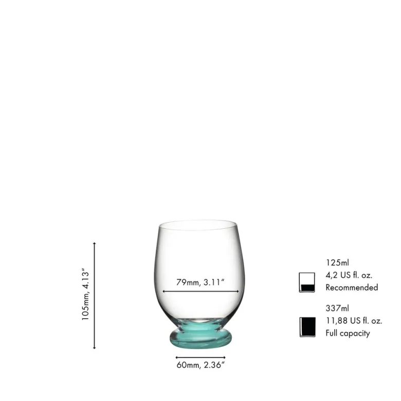 33.7 cl - Riedel Fatto a Mano Bicchiere Multiuso Piccolo In Vetro