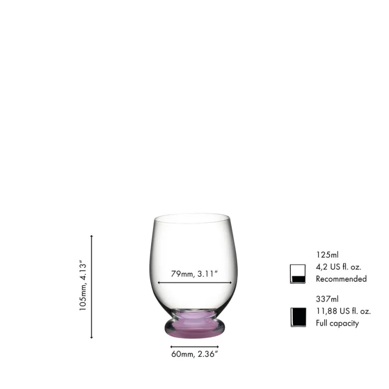 33.7 cl - Riedel Fatto a Mano Bicchiere Multiuso Piccolo In Vetro