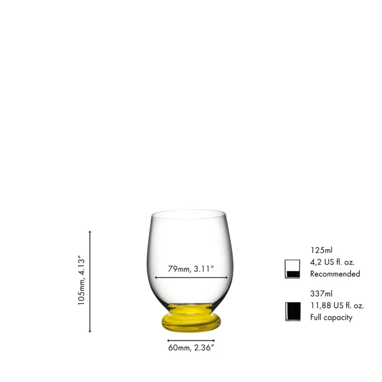 33.7 cl - Riedel Fatto a Mano Bicchiere Multiuso Piccolo In Vetro