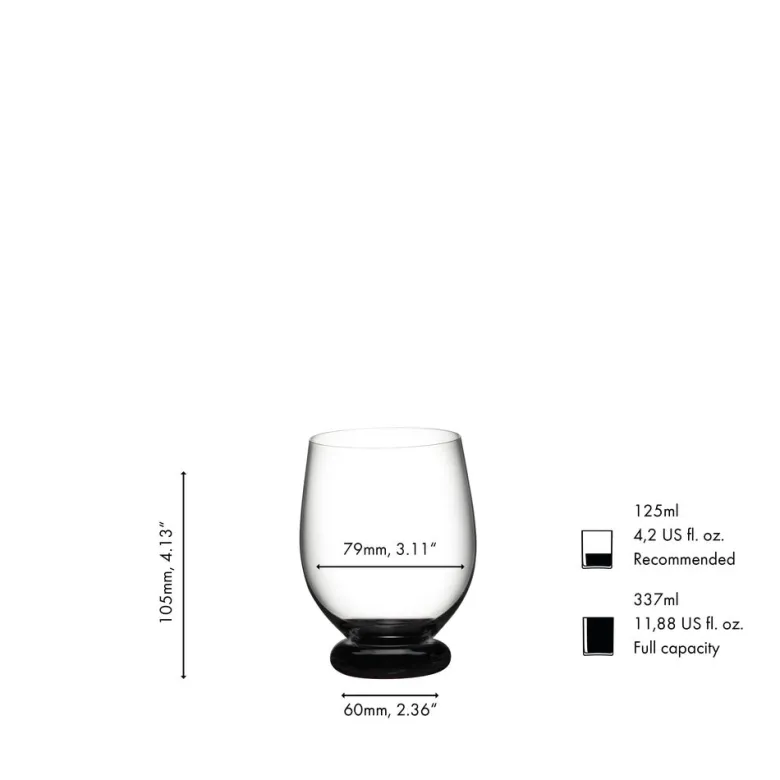 33.7 cl - Riedel Fatto a Mano Bicchiere Multiuso Piccolo In Vetro