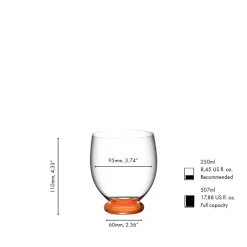 50.7 cl - Riedel Fatto a Mano Bicchiere Multiuso Grande In Vetro