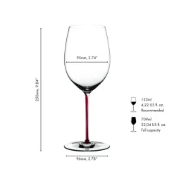 62.5 cl - Riedel Fatto A Mano Calice Degustazione Cabernet Merlot in Vetro