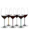 62.5 cl - Riedel Fatto A Mano Calice Degustazione Cabernet Merlot in Vetro - Set 6 Pezzi