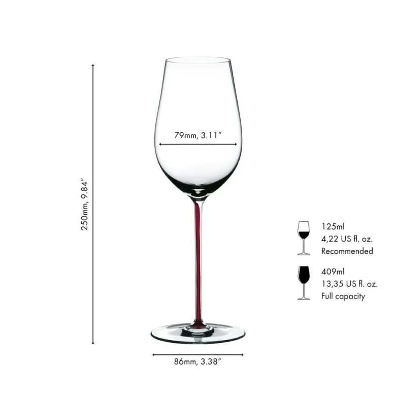 39.5 cl - Riedel Fatto A Mano Calice Degustazione Riesling in Vetro