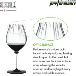 83 cl - Riedel Fatto A Mano Calice Vino Rosso Pinot Noir in Vetro