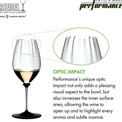 62.3 cl - Riedel Fatto A Mano Performance Calice Vino Bianco Riesling in Vetro