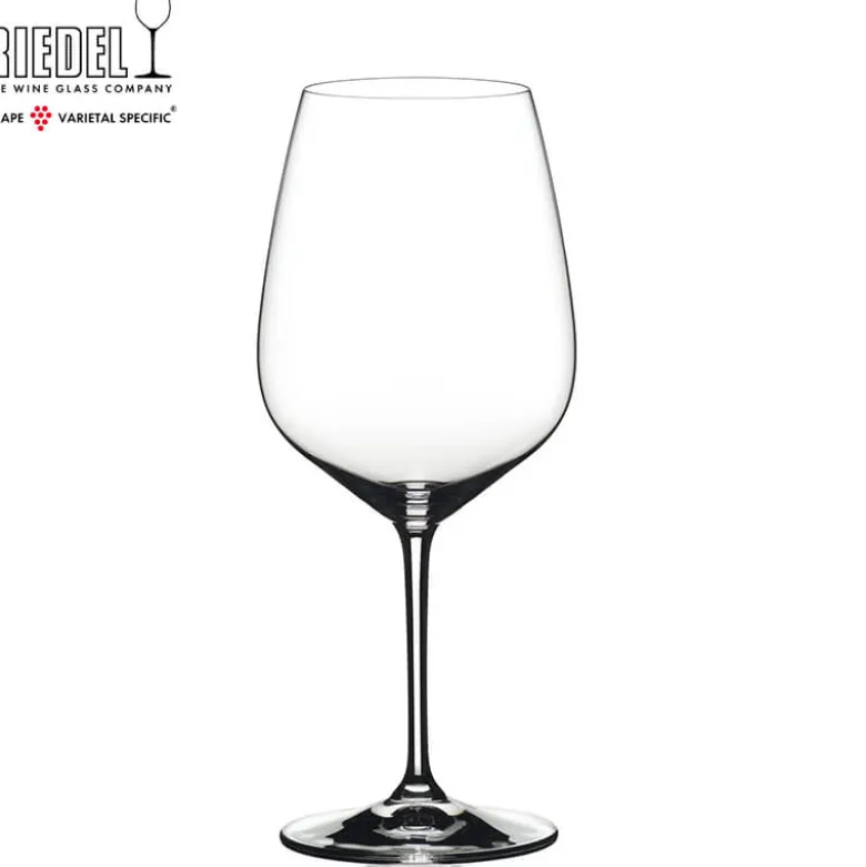80 cl - Riedel Heart To Heart Calice Vino Rosso Cabernet in Vetro - Set 2 Pezzi