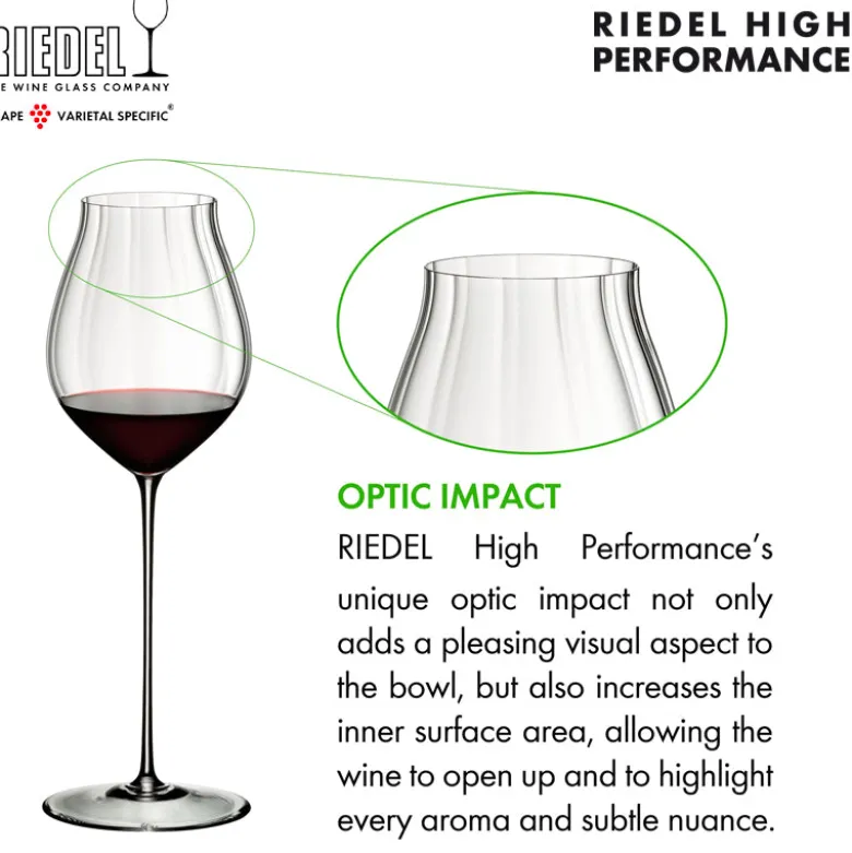 83 cl - Riedel High Performance Calice Vino Rosso in Vetro