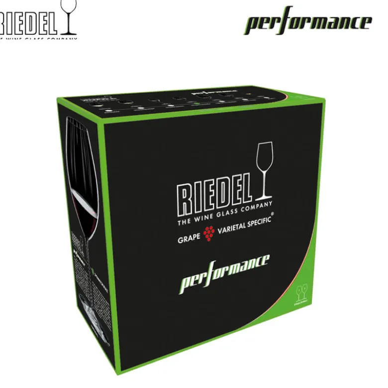 63.1 cl - Riedel Performance Calice Vino Rosso in Vetro - Set 2 Pezzi
