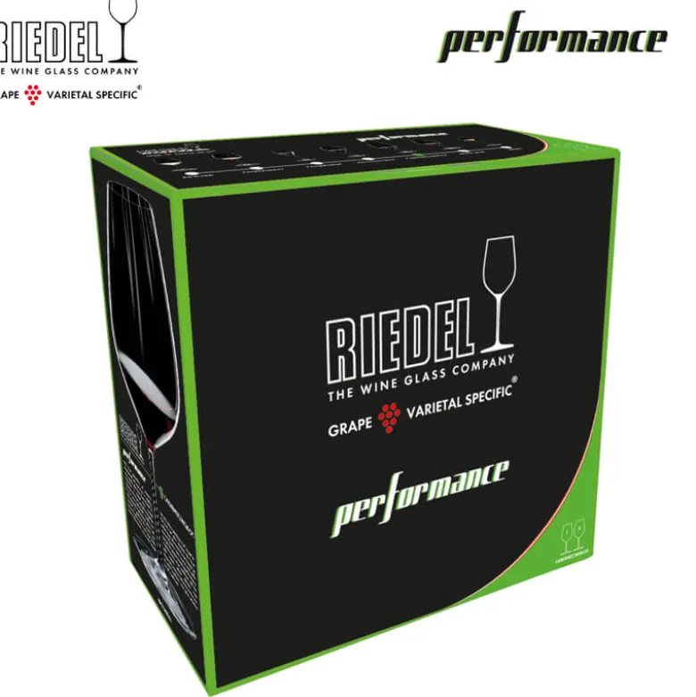 83.4 cl - Riedel Performance Calice Vino Rosso Cabernet Merlot in Vetro - Set 2 Pezzi